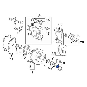 Mazda OE - Axle Nut Washer