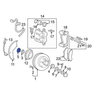 Mazda OE - Front Wheel Seal