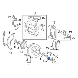 Mazda OE - Front Axle Nut
