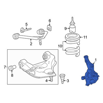 Mazda OE - Front Right Steering Knuckle