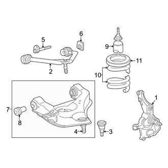 Mazda OE - Front Suspension - Suspension Components (With Coil Spring Suspension), (RWD)