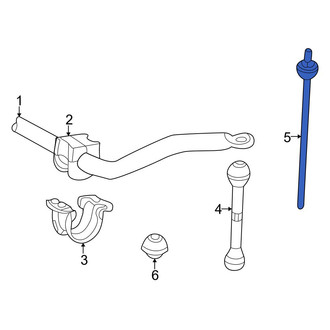 Mazda OE - Front Suspension Stabilizer Bar Link Bolt