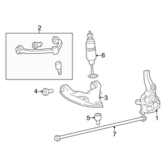 Mazda OE - Front Suspension - Suspension Components (With Torsion Bar Suspension, With Dual Sport), (DS)