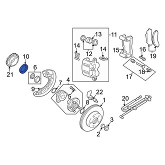 Mazda OE - Front Wheel Seal