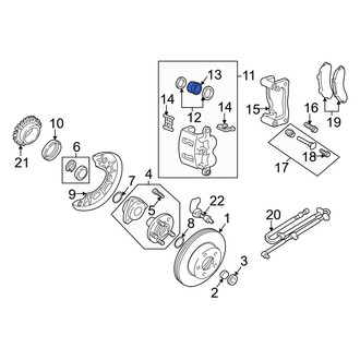 Mazda OE - Front Disc Brake Caliper Piston