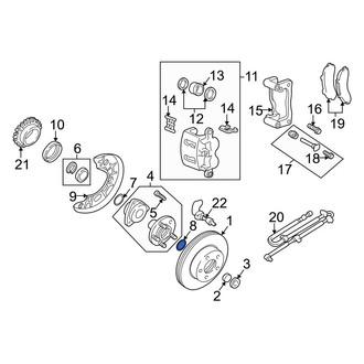 Mazda OE - Wheel Hub O-Ring