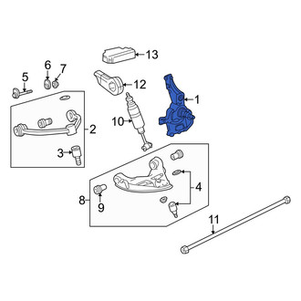 Mazda OE - Front Right Steering Knuckle