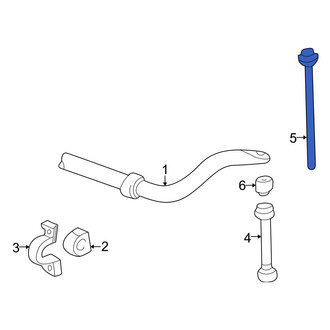 Mazda OE - Front Suspension Stabilizer Bar Link Bolt
