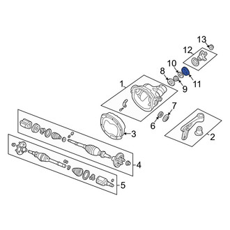Mazda OE - Front Differential Pinion Seal