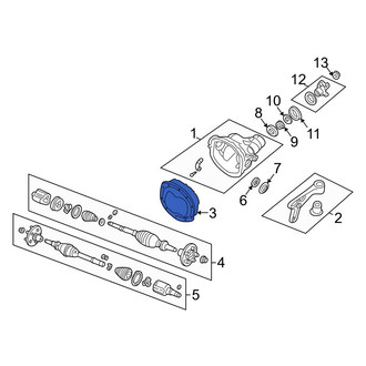 Mazda OE - Front Differential Cover
