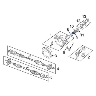 Mazda OE - Front Inner Differential Pinion Bearing