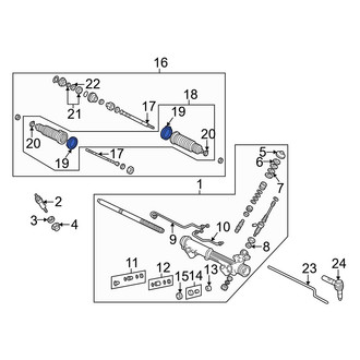 Mazda OE - Rack and Pinion Bellows Clamp