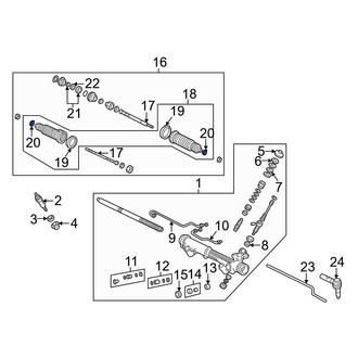 Mazda OE - Rack and Pinion Bellows Clamp