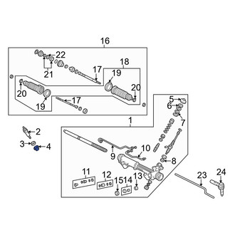 Mazda OE - Upper Rack and Pinion Mount Bushing