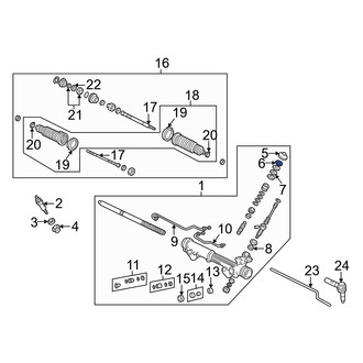 Mazda OE - Rack And Pinion Pinion Seal