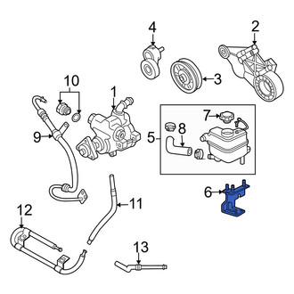 Mazda OE - Power Steering Pump Reservoir Bracket