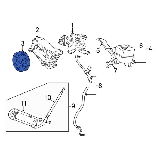 Power Steering Pump Pulley