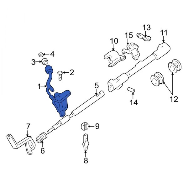 Automatic Transmission Manual Control Lever