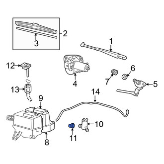 Mazda OE - Windshield Washer Pump Grommet