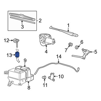 Mazda OE - Windshield Washer Nozzle Grommet