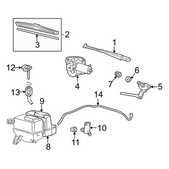 Mazda OE - Windshield - Wiper & Washer Components