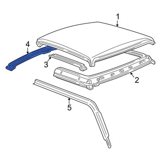 Mazda OE - Roof Header Panel
