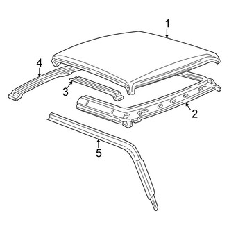 Mazda OE - Cab - Roof & Components (Regular Cab), (Regular Cab)