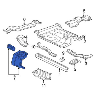 Mazda OE - Rear Right Floor Extension