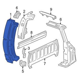 Mazda OE - Right Body B-Pillar
