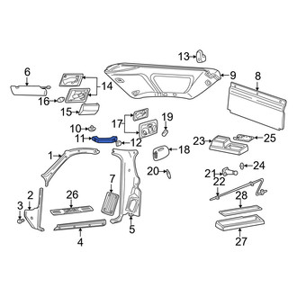 Mazda OE - Front Interior Grab Bar