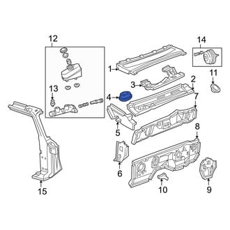 Mazda OE - Cowl Insulator