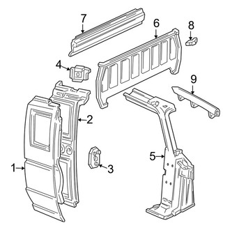 Mazda OE - Cab - Body Side Panel