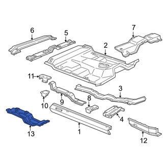 Mazda OE - Center Floor Baffle Plate
