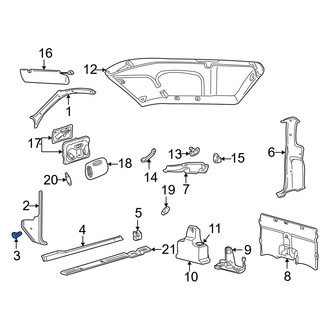 Mazda OE - Headliner Clip