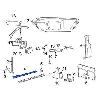 Mazda OE - Front Right Door Sill Plate
