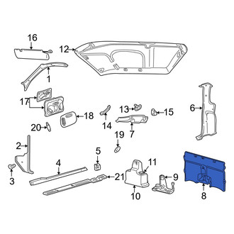 Mazda OE - Rear Body Panel Trim Panel
