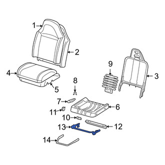 Mazda OE - Front Right Seat Back Recliner Adjustment Mechanism