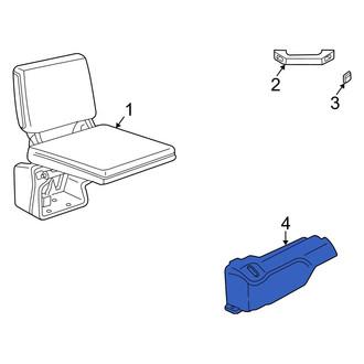 Mazda OE - Left Door Pillar Post Trim Set