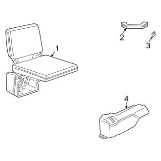Mazda OE - Seats & Tracks - Rear Seat Components