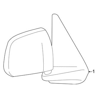 Mazda OE - Front Door - Outside Mirrors