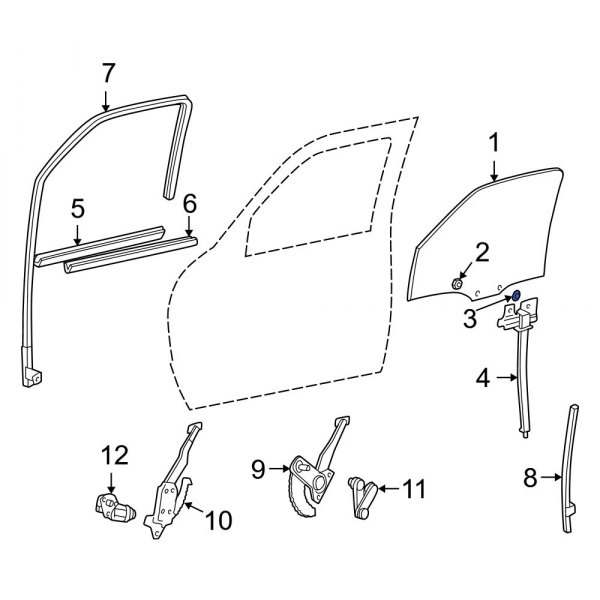 Door Glass Spacer