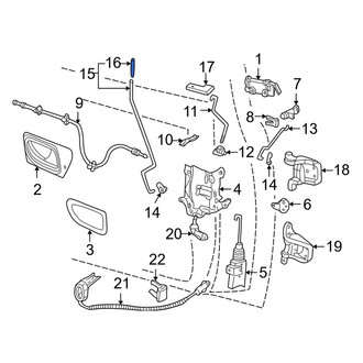 Mazda OE - Front Door Lock Knob