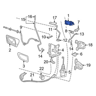 Mazda OE - Front Outer Exterior Door Handle