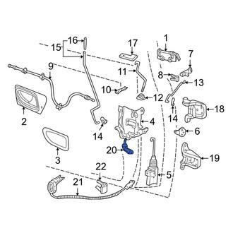 Mazda OE - Front Door Lock Switch