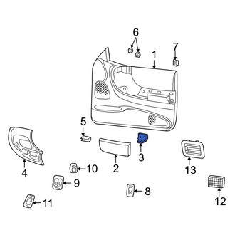 Mazda OE - Front Left Door Armrest Bracket