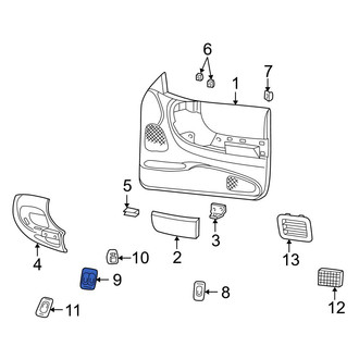 Mazda OE - Left Door Window Switch