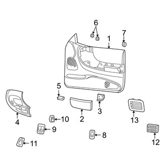Mazda OE - Front Door - Interior Trim