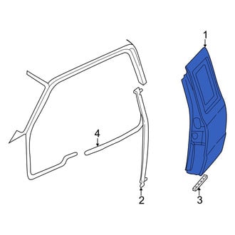Mazda OE - Rear Left Door Shell