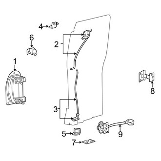 Mazda OE - Rear Door - Lock & Hardware