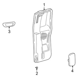 Mazda OE - Rear Door - Interior Trim